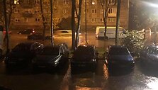 Dėl didžiulės naktinės liūties skendo Klaipėdos gatvės.