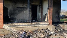 Po gaisro Mažeikių rajone&scaron;eima liko be namų