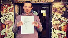D.Djačkovas ir jo i&scaron;pie&scaron;tos tatuiruotės