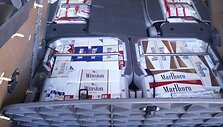 Nidos kelio poste sulaikytos cigaretės.