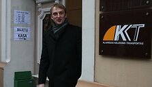 Direktorius Gintaras Neni&scaron;kis džiaugiasi naujomis, erdvesnėmis patalpomis.