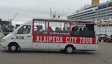 Lainerio keleiviams siūlomos ekskursijos po Klaipėdą ir aplinkinius miestus.