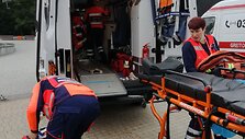 Greitosios pagalbos medikai Palangoje surengė žaidynes, kurių metu mokosi įvairiose situacijose gelbėti žmones.