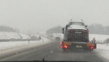 Autostradoje - sudėtingos eismo sąlygos.