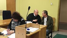 Igoris Cvetkovas ir jo gynėjas V.Marty&scaron;ius