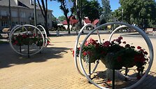 Kurortą puo&scaron;iantys gėlynai.