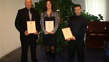 Geriausiais Kauno sekliais buvo pripažinti V.Buinickas (kairėje), R.Vidūnaitė ir G.Bražinskas.