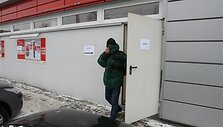 Sprogimas prie prekybos centro