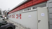 Sprogimas prie prekybos centro