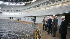 Statomą areną apžiūrėjo Kaune i&scaron;rinkti Seimo nariai.