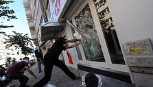 Turkijoje demonstrantai protestavo prie&scaron; TVF susitikimą