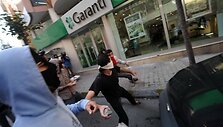Turkijoje demonstrantai protestavo prie&scaron; TVF susitikimą