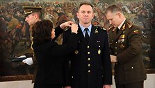 R.Juknevičienė dalyvavo kari&scaron;kių apdovanojimuose