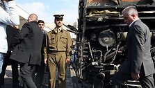 Damaske sprogo autobusas su maldininkais 