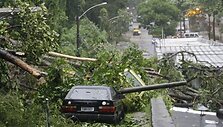 Potvyniai paralyžiavo Rio de Žaneirą