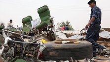 Lėktuvas sudužo leisdamasis netoli oro uosto