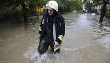 Vengrijoje siaučia pavasarinė audra