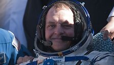 Rusijos kosmonautas Olegas Kotovas, Japonijos astronautas Soičis Nogučis ir JAV astronautas Timotis Krimeris