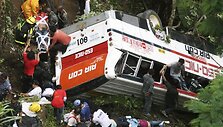 Keleivinio autobuso avarija
