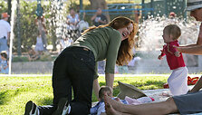 Foto naujienai: Marcia Cross neatsigauna po gimdymo