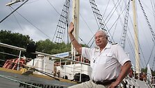 A.Kulbokas puikiai pamena praktiką burlaivyje, kurios metu pateko į didžiulį uraganą. 