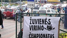 Žuvienės čempionato &Scaron;ilutėje akimirkos