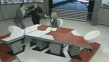 Gruzijos politikai susimu&scaron;ė tiesiog laidos metu.