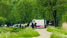 Nyderlandų policija įvykio vietoje