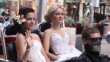 Nuotakų parado ir pajūrio nuotakos rinkimų akimirkos