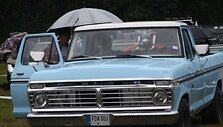 Sąskrydžio akimirkos: klaipėdiečiui priklausantis 1973-aisiais pagamintas &bdquo;Ford F100&ldquo;