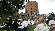 Žemės atminties budinimas ant Gedimino kalno