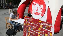 Pirmadienį Vilniuje, V.Kudirkos aik&scaron;tėje, Nacionalinis kraujo centras surengė Neatlygintinos kraujo donorystės akciją