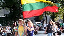 Susivienijimo bėgimo "&Scaron;irdis plaka Baltijai" akimirkos