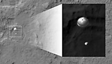 &bdquo;Curiosity&ldquo; nusileidimą Marse fiksavo ir NASA palydovai. 