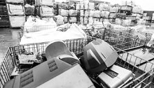 &bdquo;EMP recycling&ldquo; elektronikos ir kitų atliekų perdirbimo gamykloje. 