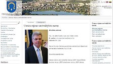 Nežinomi pok&scaron;tautojai pakeitė Utenos rajono savivaldybės mero Alvydo Katino pavardę.