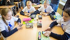 Aktyvioje klasėje naudojamasi i&scaron;maniaisiais telefonais