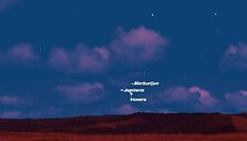 Artimiausiais vakarais bus galima stebėti į būrį susibėgusias planetas &ndash; Venerą, Jupiterį ir Merkurijų