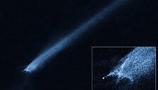 Paai&scaron;kėjo, kad keistas, į kometą pana&scaron;us 2010 m. atrastas objektas &bdquo;P/2010 A2&ldquo; i&scaron; tiesų yra asteroidas, kaktomu&scaron;a susidūręs su kitu tokio pat likimo broliu.