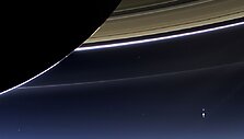 &bdquo;Cassini&ldquo; nufotografavo Žemę i&scaron; Saturno orbitos