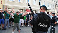 Lietuvos ir Lenkijos futbolo sirgalių konfliktas