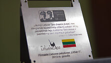 Palydovo &bdquo;LitSat-1&ldquo; i&scaron;lydėtuvių į Hjustoną akimirka