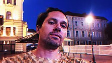 Mike&lsquo;as Miloshas-Rhye Vilniaus senamiestyje