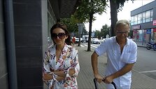 Aras Vėberis ir Martyna Kerbedytė