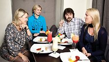 I&scaron; kairės: Greta Akcijonaitė, Rūta Cvirkienė, Robertas Petronis ir Eglė Masiulytė