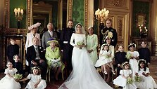 Oficiali princo Harry ir Meghan Markle vestuvių nuotrauka 