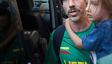 Anthony Kiedis su sūnumi Everly Bearu