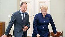 Aurelijus Veryga ir Dalia Grybauskaitė