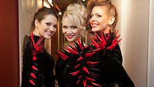 I&scaron; kairės: E.Čepaitė, N.Bunkė, D.Me&scaron;kaitė