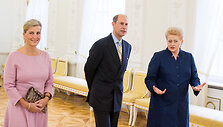 Prezidentė susitiko su Jungtinės Karalystės Princu Edvardu ir Vesekso grafiene Sofija